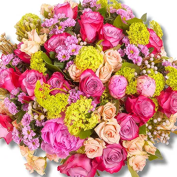 Nenzing Blumen Florist- Deluxe Rosen Mix Bouquet/Blumenschmuck