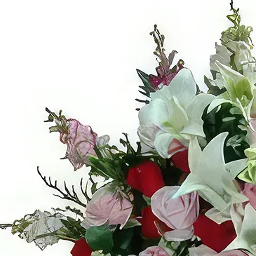 Lombok blomster- Jinggle Hop jul Blomst buket/Arrangement