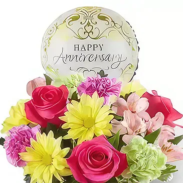 Dubai Blumen Florist- Frohes Jubiläum Bouquet/Blumenschmuck
