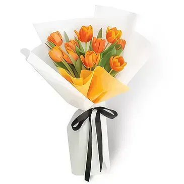 Garhoud flowers  -  Happy Orange Flower Bouquet/Arrangement