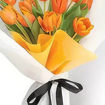 Garhoud flowers  -  Happy Orange Flower Bouquet/Arrangement