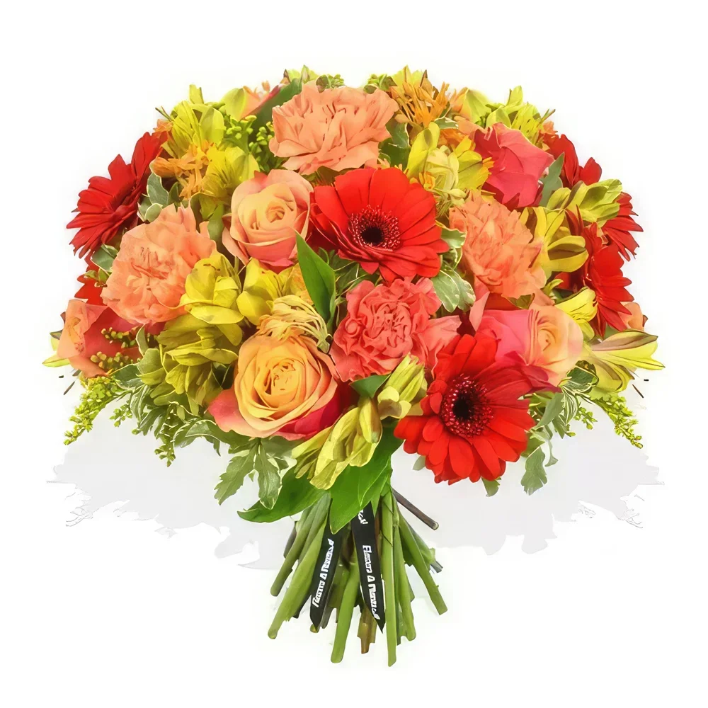 flores de Leeds- Pôr do sol de pêssego Bouquet/arranjo de flor