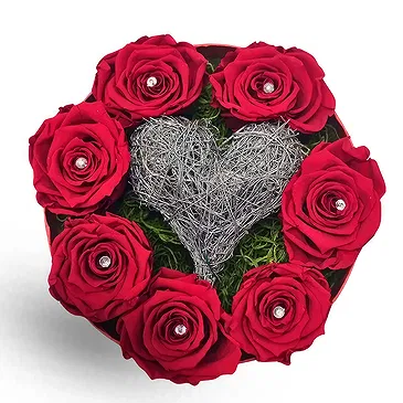 Verossaz flowers  -  Heart of Love Flower Bouquet/Arrangement