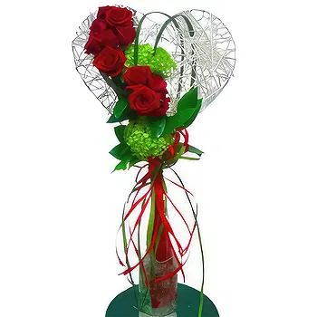 flores de Zaragoza- Batimento cardiaco Flor Entrega