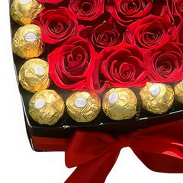 Kenya flowers  -  Heart Shaped Box Arrangement Flower Bouquet/Arrangement