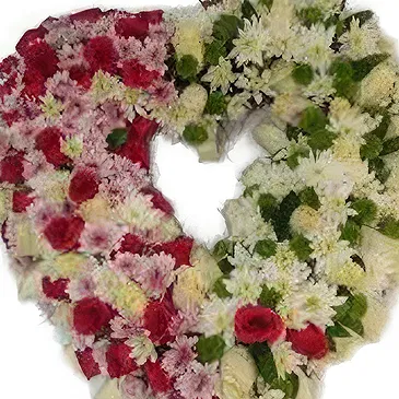 Kiambu (andre) blomster- Mums And Roses Hearth Wreath Blomsterarrangementer bukett