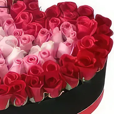 Ad Dilam blomster- Hjertet til en kjærlighet Blomsterarrangementer bukett