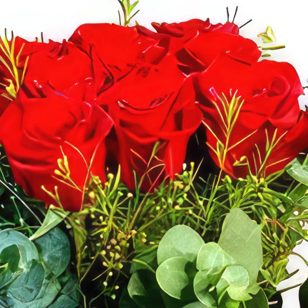Portimao Blumen Florist- Sinnvolle Kombination Bouquet/Blumenschmuck