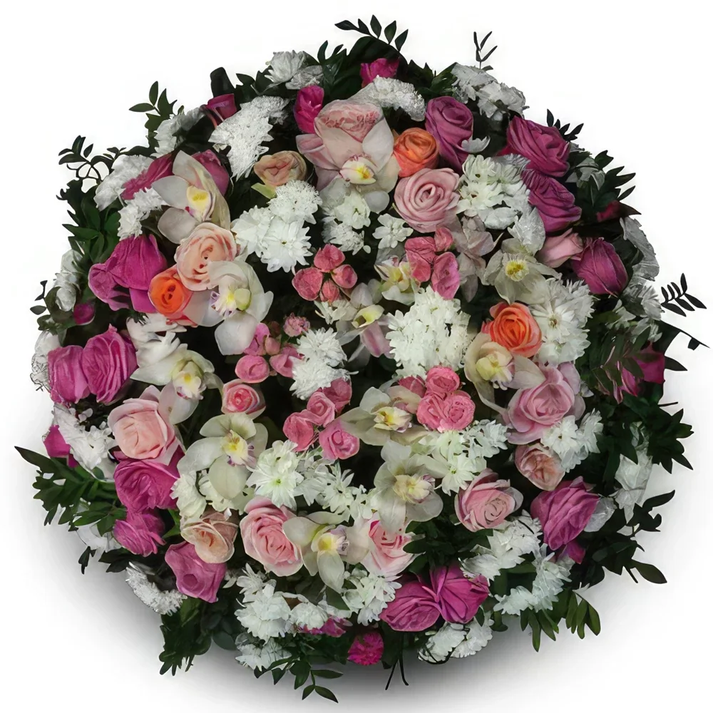 Quarteira çiçek- Huzur içinde dinlenin Çiçek buketi/düzenleme