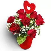 Smederevska Palanka online Florist - Red Love Bouquet