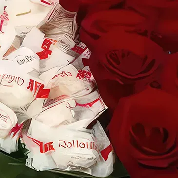 Sofia flowers  -  Heart of Raffaello Flower Bouquet/Arrangement
