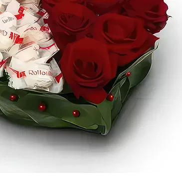 Sofia flowers  -  Heart of Raffaello Flower Bouquet/Arrangement