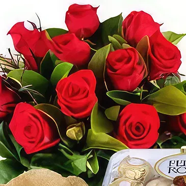 Delhi blomster- I kjærlighet Blomsterarrangementer bukett