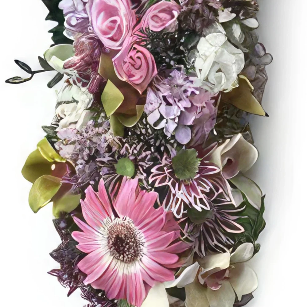 Cascais Blumen Florist- Aufrichtiges Mitgefühl Bouquet/Blumenschmuck