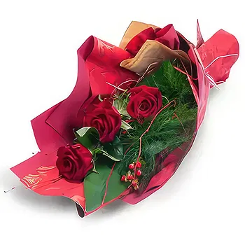 Serbia flowers  -  Passionate Trio Flower Delivery