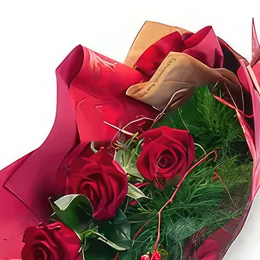 Prokuplje flowers  -  Passionate Trio Flower Bouquet/Arrangement