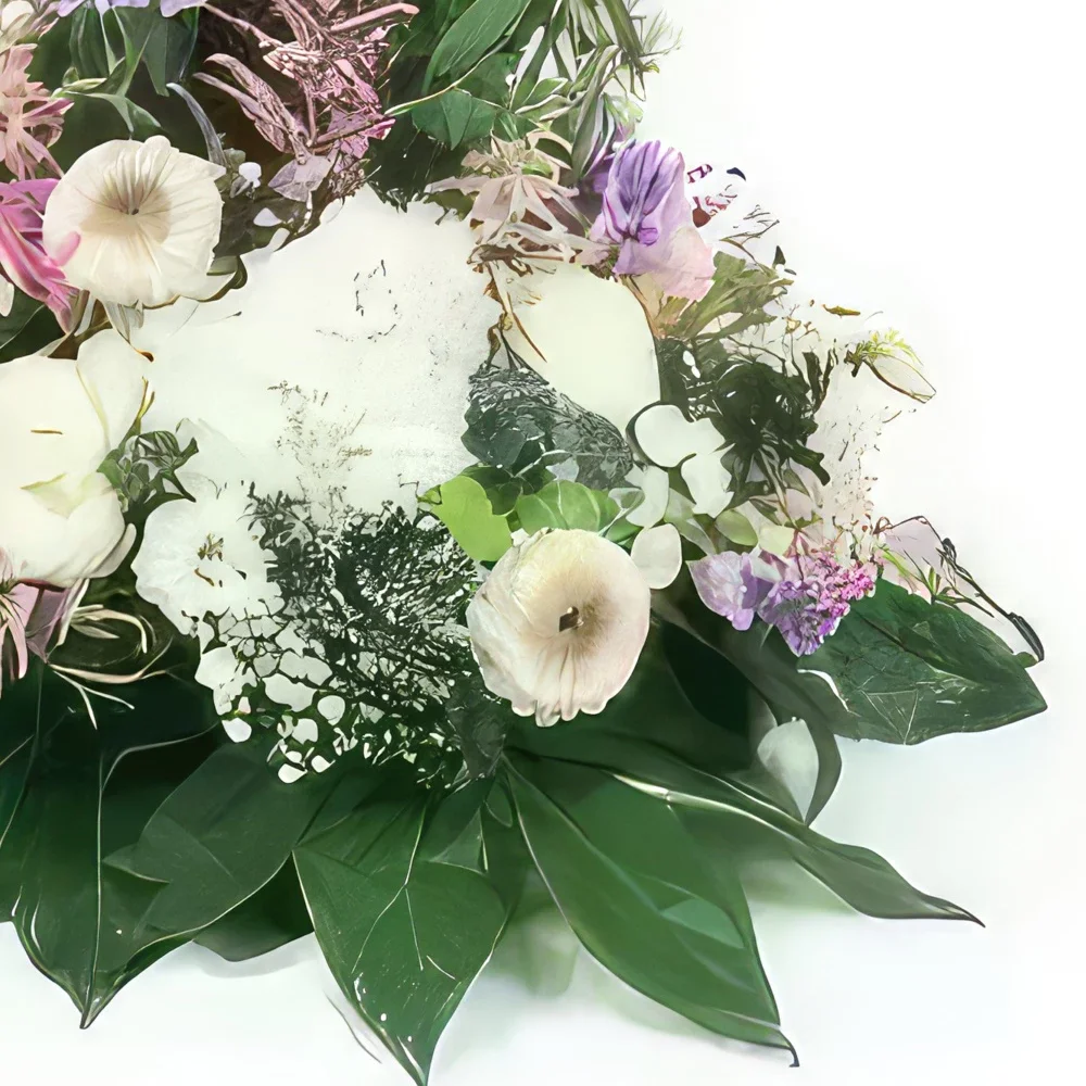 flores Marsella floristeria -  Hera Pastel Composición de luto Ramo de flores/arreglo floral