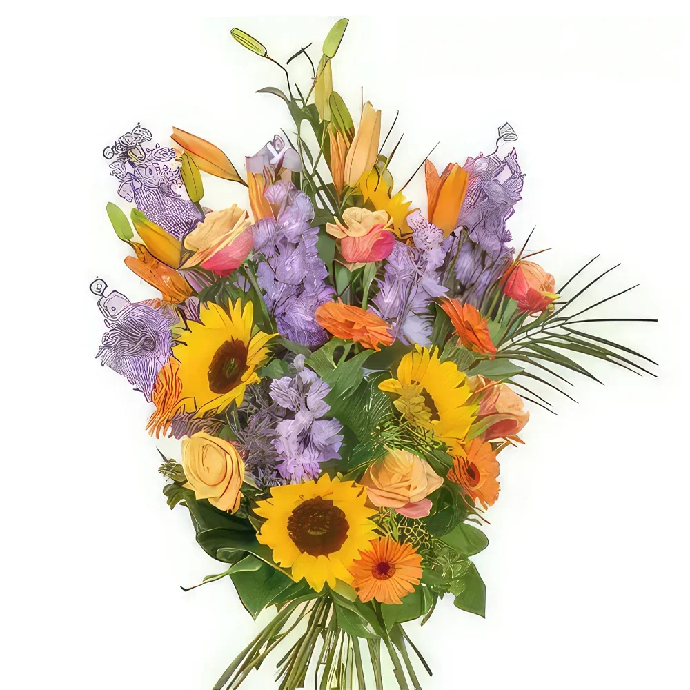 Paříž květiny- Horizon smuteční kytice Kytice/aranžování květin
