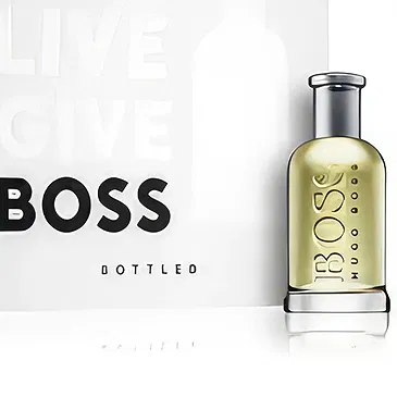 Blatec bloemen bloemist- Hugo Boss cadeauset (M) Boeket/bloemstuk