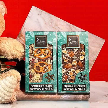 Gelves flowers  -  Hugs & Chocolate Gift Set Flower Bouquet/Arrangement