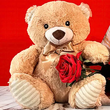 Gelves flowers  -  Hugs & Chocolate Gift Set Flower Bouquet/Arrangement