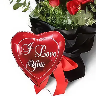 fleuriste fleurs de DIFC- Je t'aime Bouquet/Arrangement floral