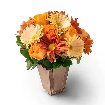Santa Maria flowers  -  Arrangement of Roses, Carnations and Gerberas Flower Bouquet/Arrangement
