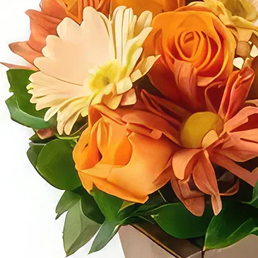 Santa Maria flowers  -  Arrangement of Roses, Carnations and Gerberas Flower Bouquet/Arrangement