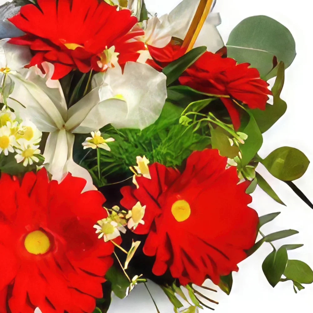 Cascais kwiaty- Radosny teraźniejszość Bukiet ikiebana