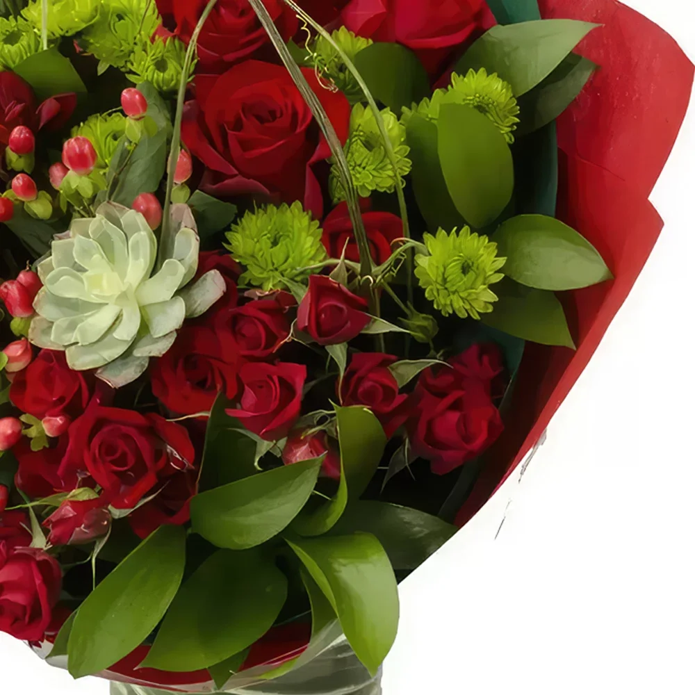 Тенерифе цветя- Радостта на Кристмата Букет/договореност цвете