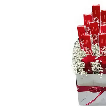 Ad Dilam blomster- Kit Kat-elskere Blomsterarrangementer bukett