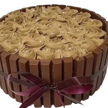 flores Eastern floristeria -  Pastel de chocolate KitKat Ramo de flores/arreglo floral