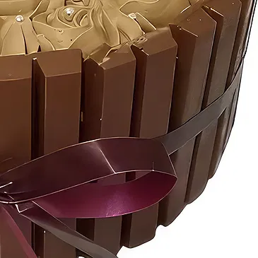 flores Eastern floristeria -  Pastel de chocolate KitKat Ramo de flores/arreglo floral