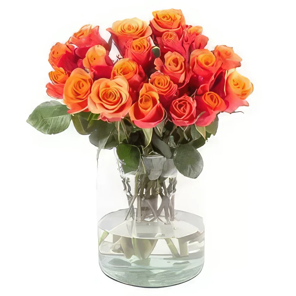 flores de Dusseldorf- Acenda o fogo Bouquet/arranjo de flor