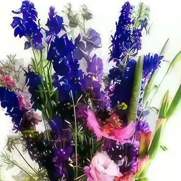 Ouled Maaref flowers  -  Bluebird Flower Bouquet/Arrangement