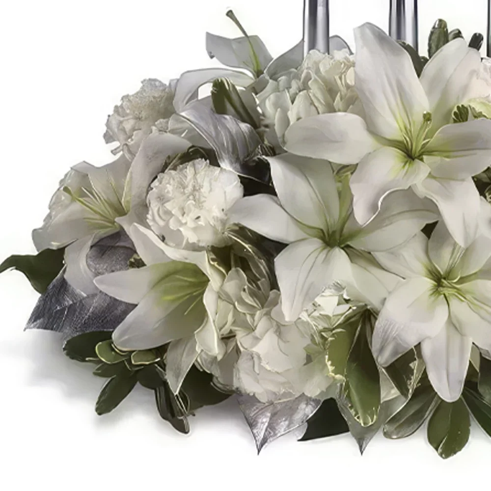 Тенерифе цветя- Бял вдъхновение Букет/договореност цвете