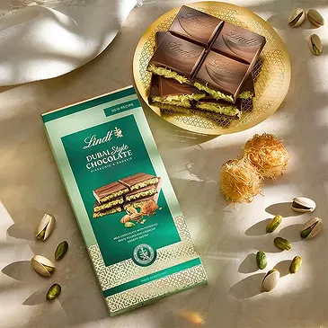Riga-virágok- Lindt Dubai stílusú luxus levélszekrény csoko Virágkötészeti csokor