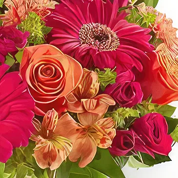 Garhoud flowers  -  Lively Blooms Flower Bouquet/Arrangement