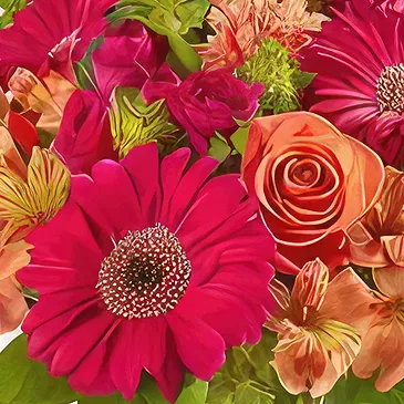 Garhoud flowers  -  Lively Blooms Flower Bouquet/Arrangement