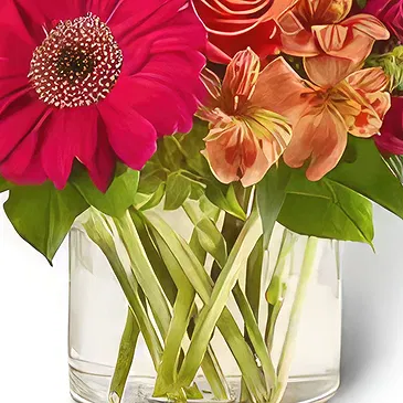 Garhoud flowers  -  Lively Blooms Flower Bouquet/Arrangement
