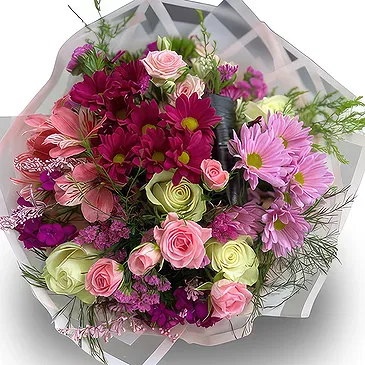 Alle andre byer blomster- Blandede farger Blomsterarrangementer bukett