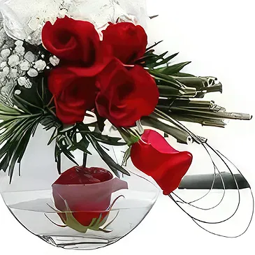 Ad Dilam blomster- Roser og nelliker Blomsterarrangementer bukett