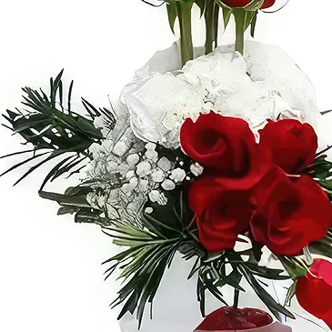 Ad Dilam blomster- Roser og nelliker Blomsterarrangementer bukett