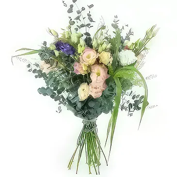 France flowers  -  Long rustic & pastel bouquet Strasbourg Flower Bouquet/Arrangement