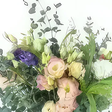 France flowers  -  Long rustic & pastel bouquet Strasbourg Flower Bouquet/Arrangement