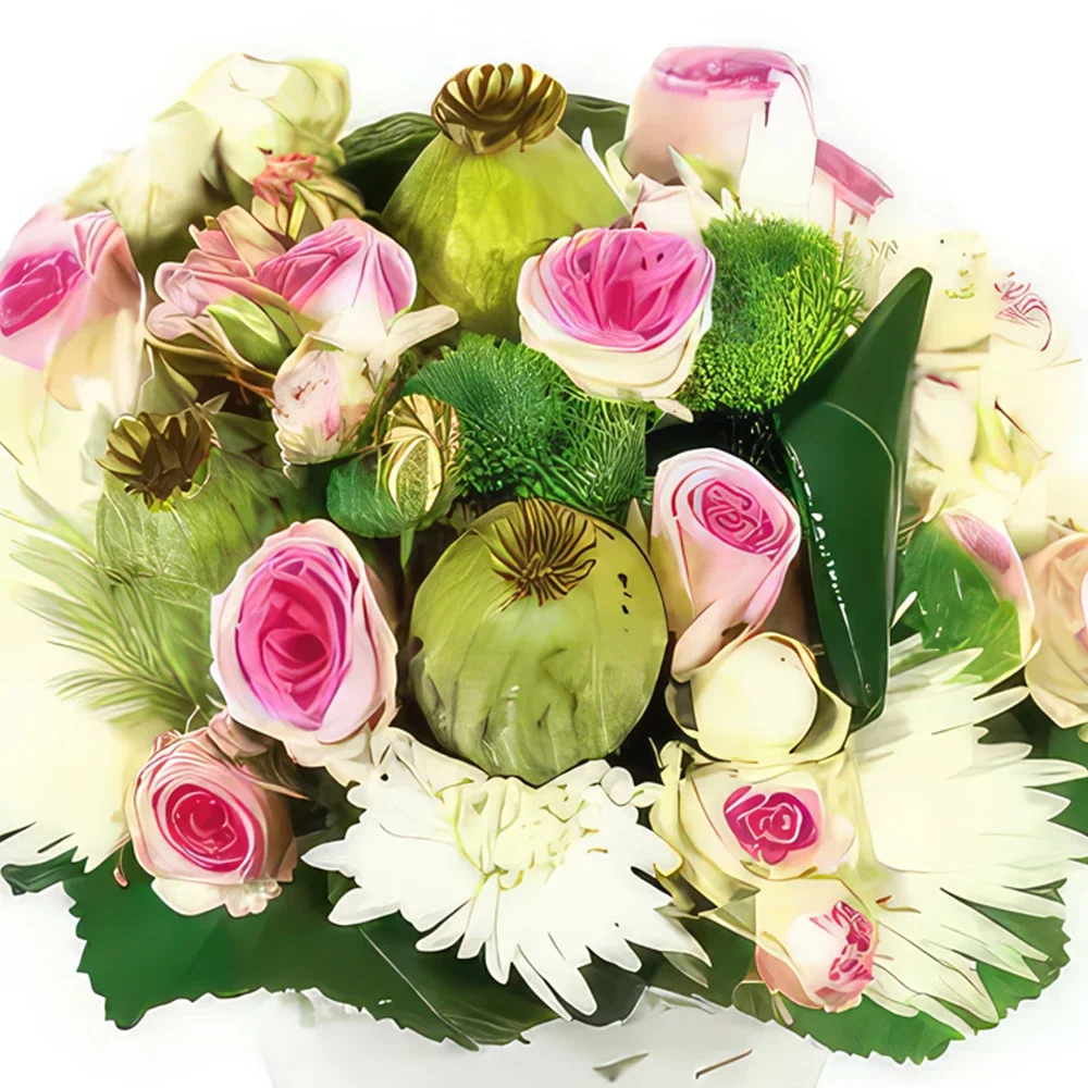 Pau-virágok- Szerelem virágkötészet Virágkötészeti csokor