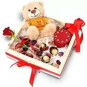 Jumeirah Online Blumenhändler - Liebes-Geschenk-Tablett Blumenstrauß