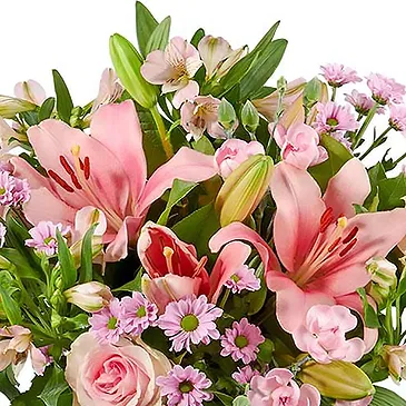 Amsterdam-Zuidoost flowers  -  Beautiful pink bouquet Flower Bouquet/Arrangement