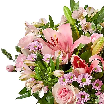 Amsterdam-Zuidoost flowers  -  Beautiful pink bouquet Flower Bouquet/Arrangement
