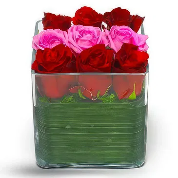Prokuplje flowers  -  Heartfelt Roses Duo Flower Bouquet/Arrangement